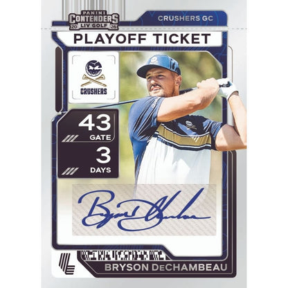 2026 Panini Contenders LIV Golf Hobby Box - Trading Card Market