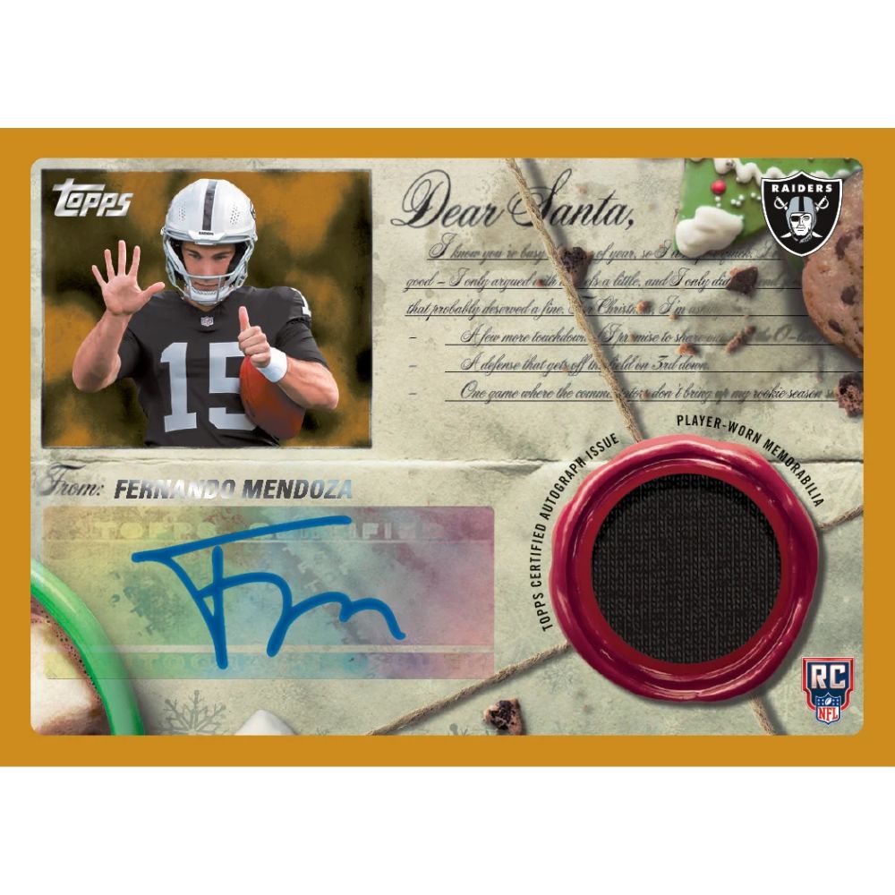 2026 Topps Holiday Football Mega Box (Presell) - Trading Card Market