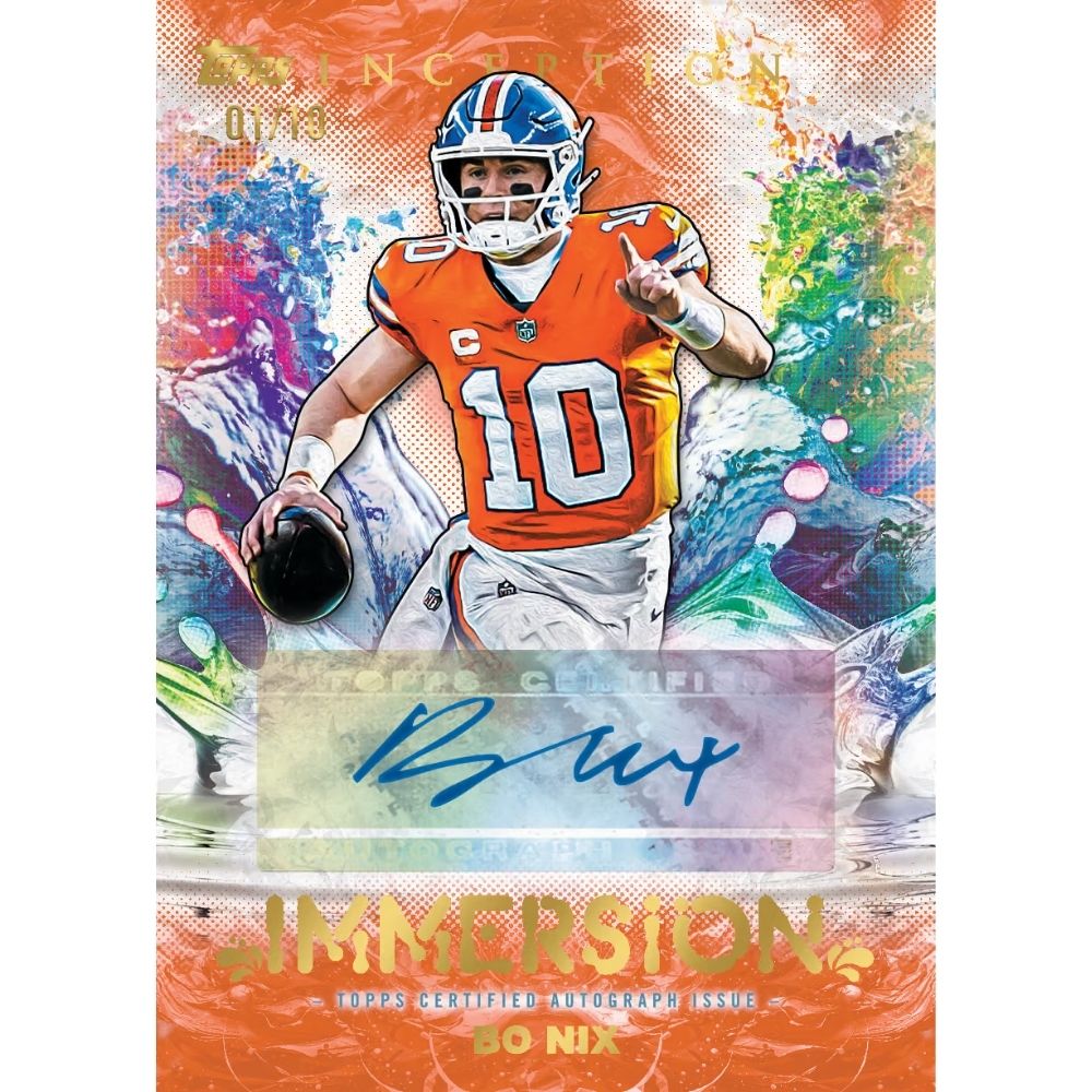 2026 Topps Inception Football Hobby Box (Presell) - Trading Card Market