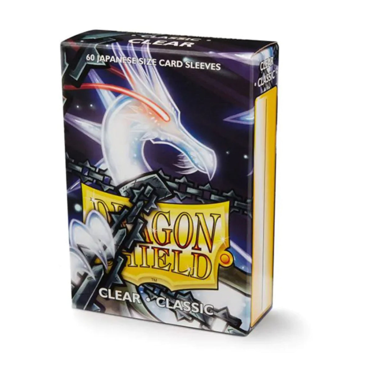 card sleeves japanese Dragon Shield Classic Clear Sized card games such Size:1 Card Pokemon MEGA Evolution Storm card-cleaning
