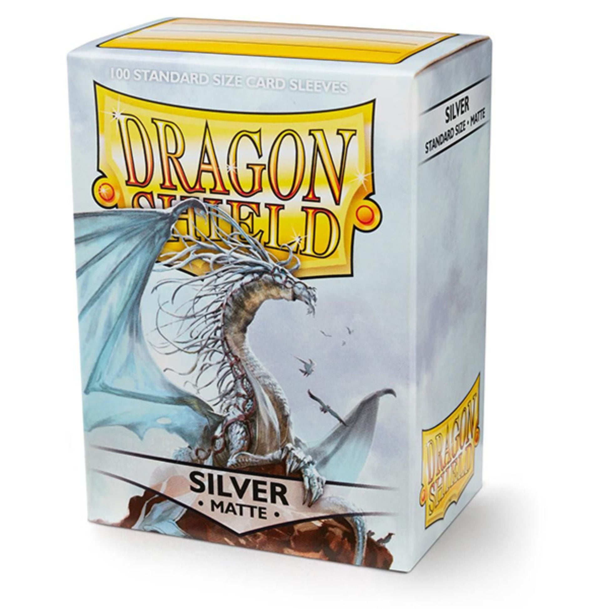 Dragon Shield Sleeves Standard Matte Silver - Trading Card Market