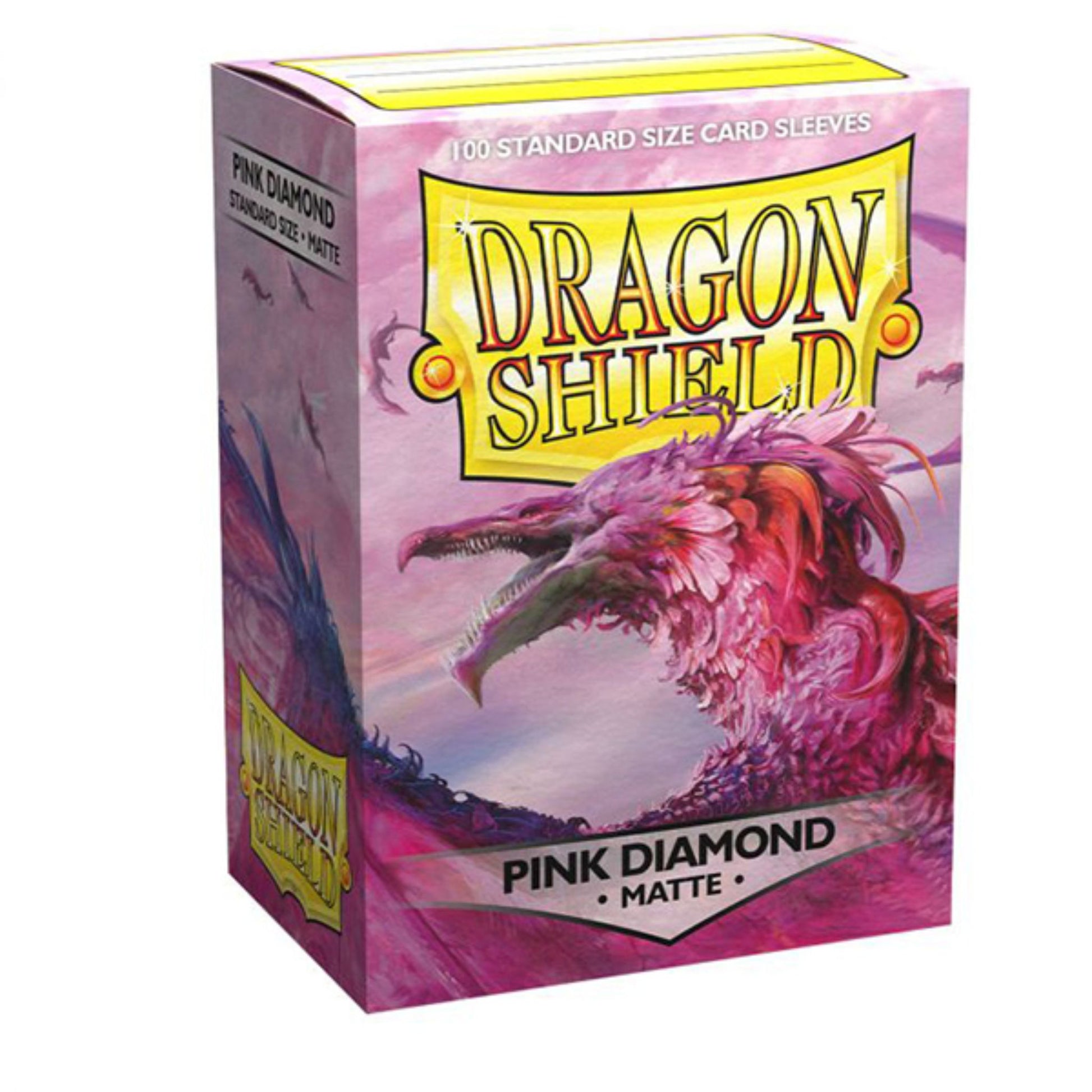diamond card sleeves Dragon Shield Standard Matte Pink Diamond Deck Protector Card Sleeves