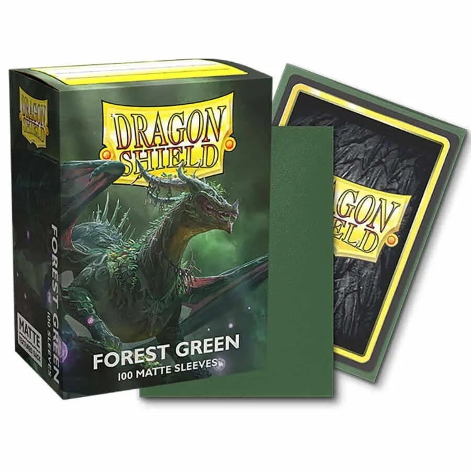 Dragon Shield Sleeves Standard Matte Forest Green – Trading Card Market
