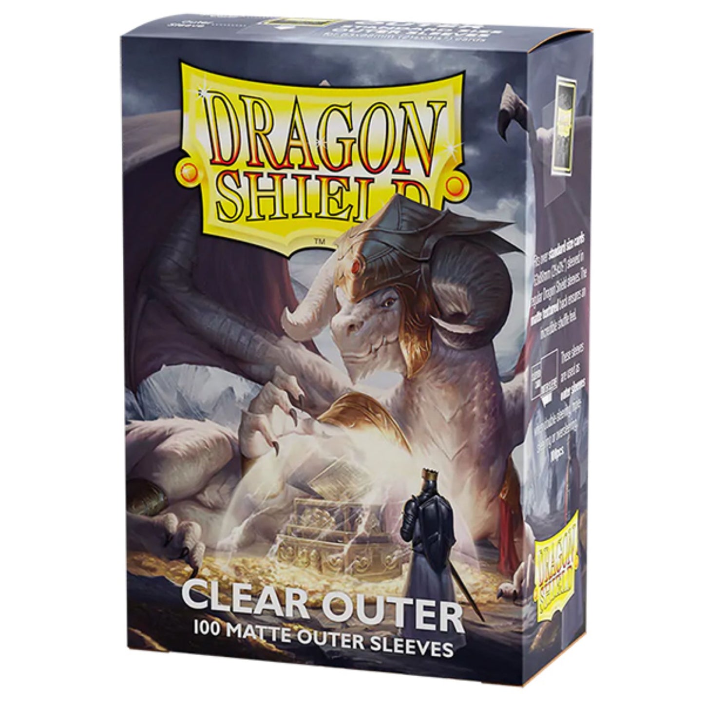Dragon Shield Sleeves Standard Matte Outer Sleeves Clear