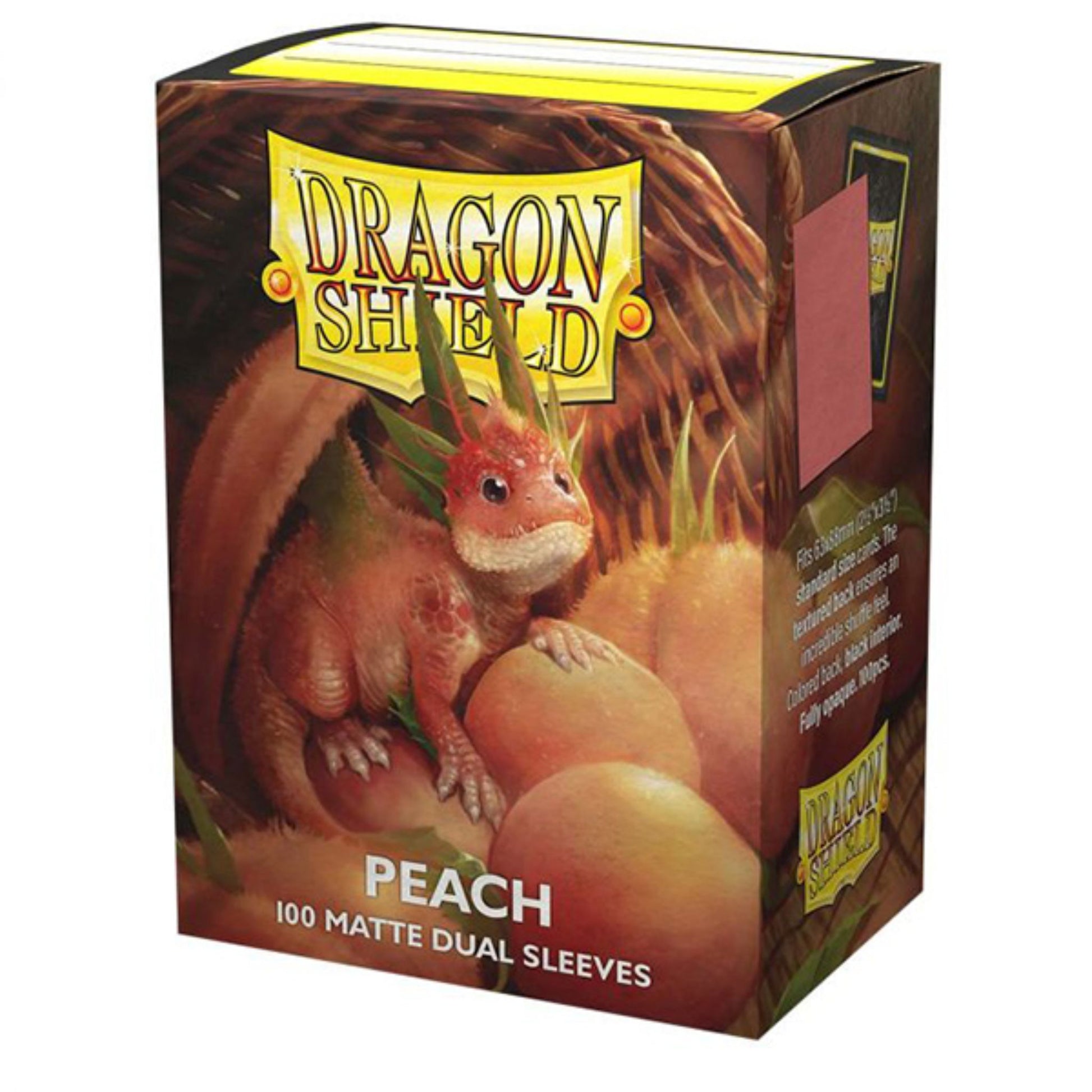 Dragon Shield Sleeves Standard Dual Matte Peach - Trading Card Market