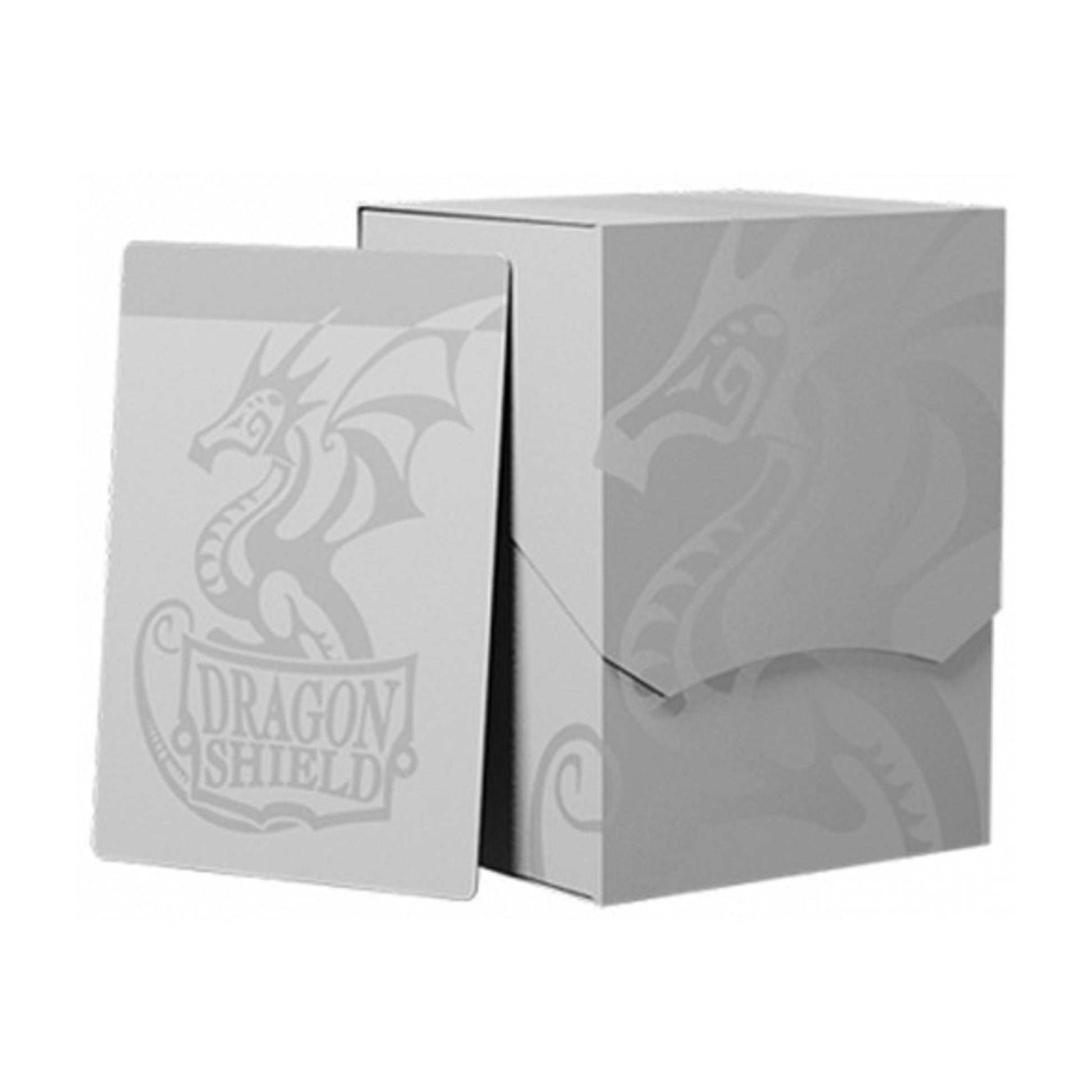 Dragon Shield Deck Shell Ashen White/White - Trading Card Market