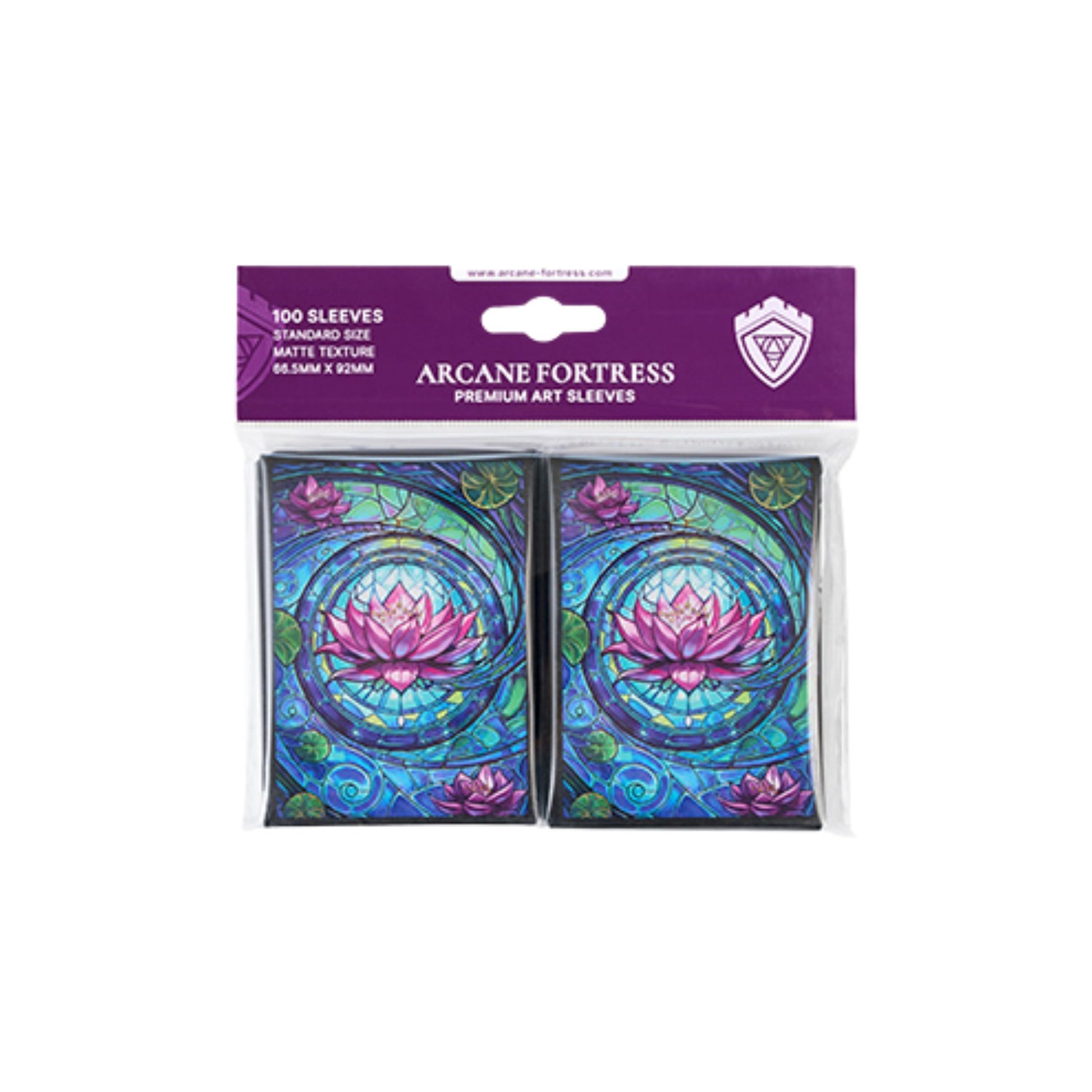 stained glass card sleeves Arcane Fortress Standard Matte Art Stained Glass Blossom Grace Card Sl – Trading Card Market