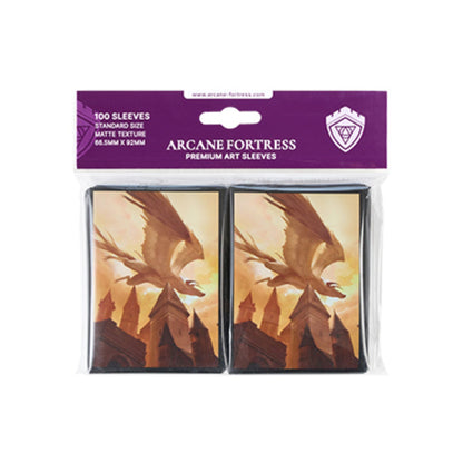 Arcane Fortress Standard Matte Art Year of the Dragon Divine Protection Card Sleeves - Trading Card Market