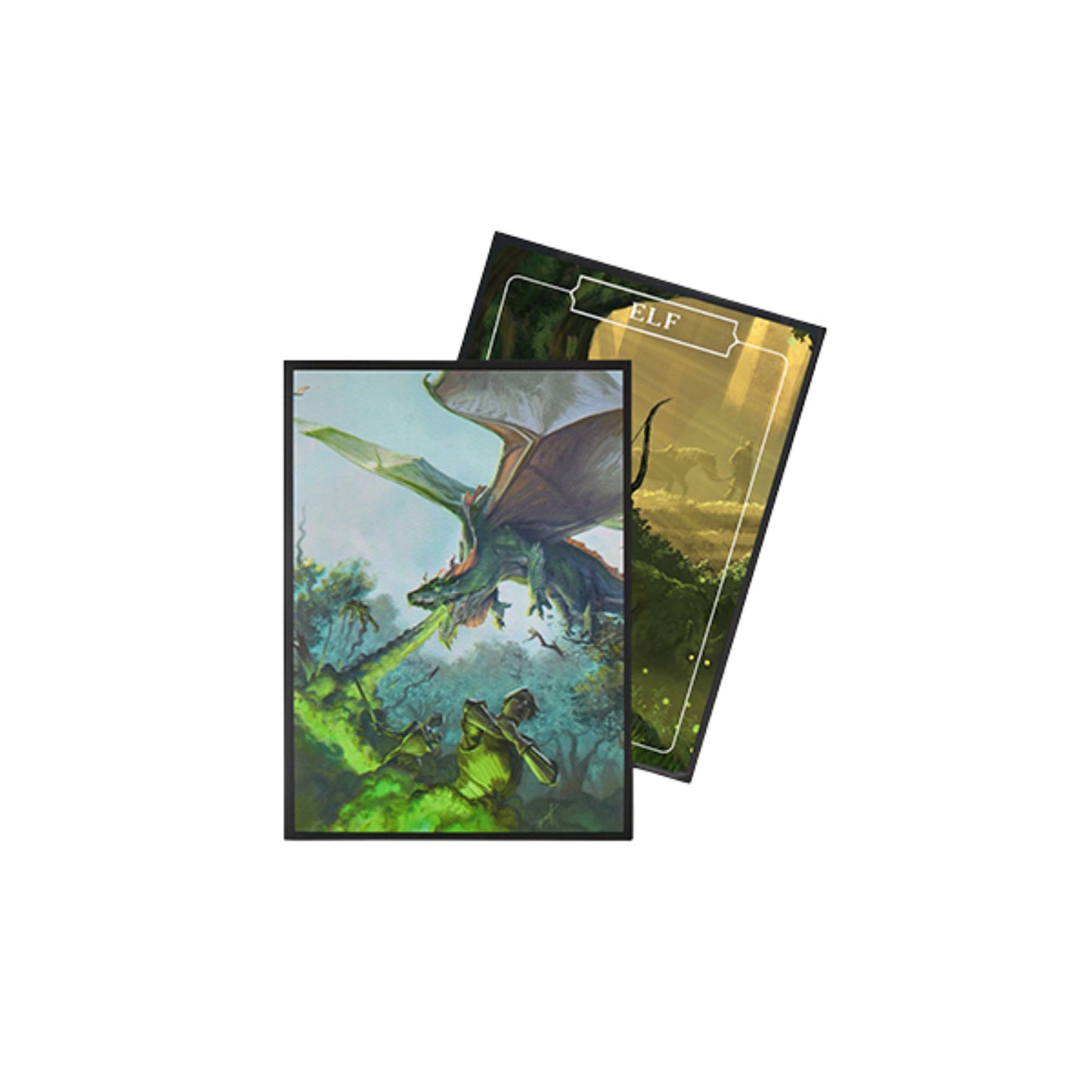Arcane Fortress Standard Matte Art Year of the Dragon Nature's Retribution Card Sleeves - Trading Card Market