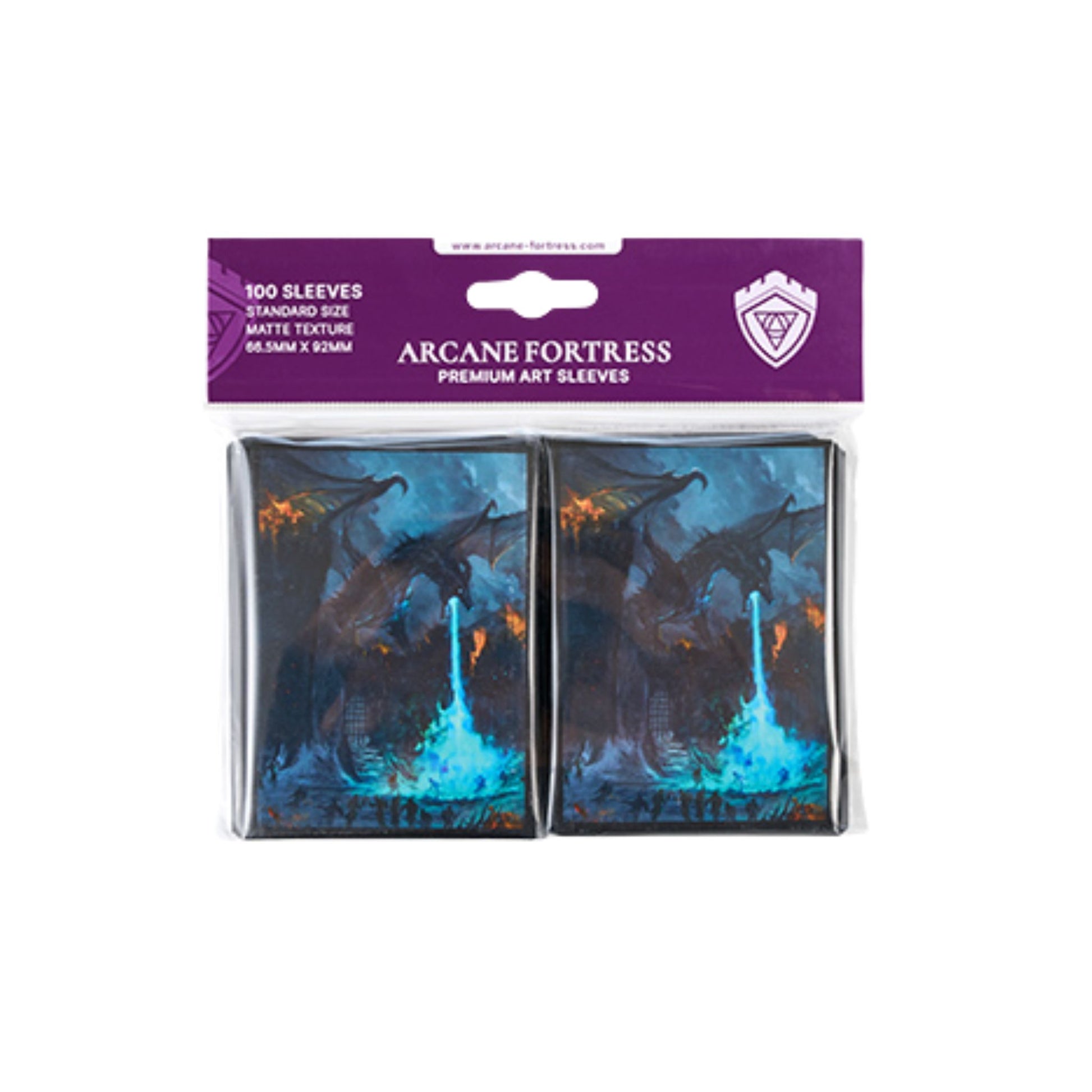 Arcane Fortress Standard Matte Art Year of the Dragon Winter's War Card Sleeves - Trading Card Market