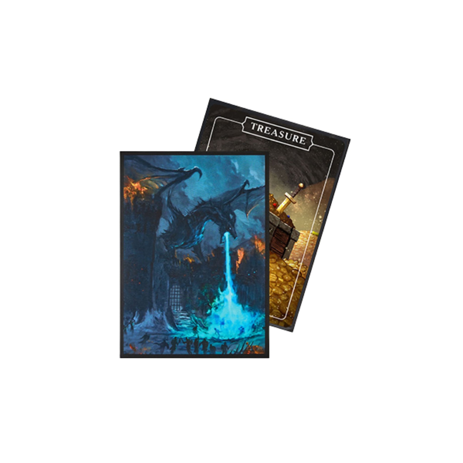 Arcane Fortress Standard Matte Art Year of the Dragon Winter's War Card Sleeves - Trading Card Market