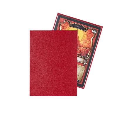 Arcane Fortress Standard Matte Dark Ruby Card Sleeves - Trading Card Market