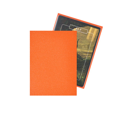 Arcane Fortress Standard Matte Fire Orange Card Sleeves - Trading Card Market