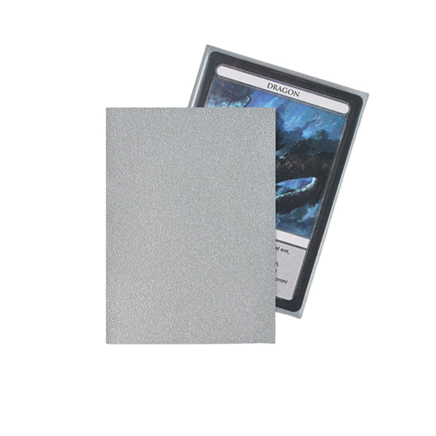Arcane Fortress Standard Matte Frosted Silver Card Sleeves - Trading Card Market