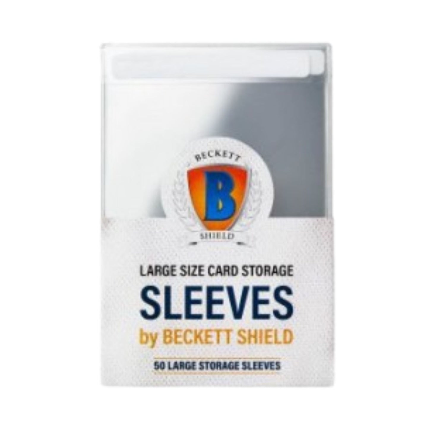 Beckett Shield Large Semi - Rigid Card Sleeves (50 CT) - Trading Card Market