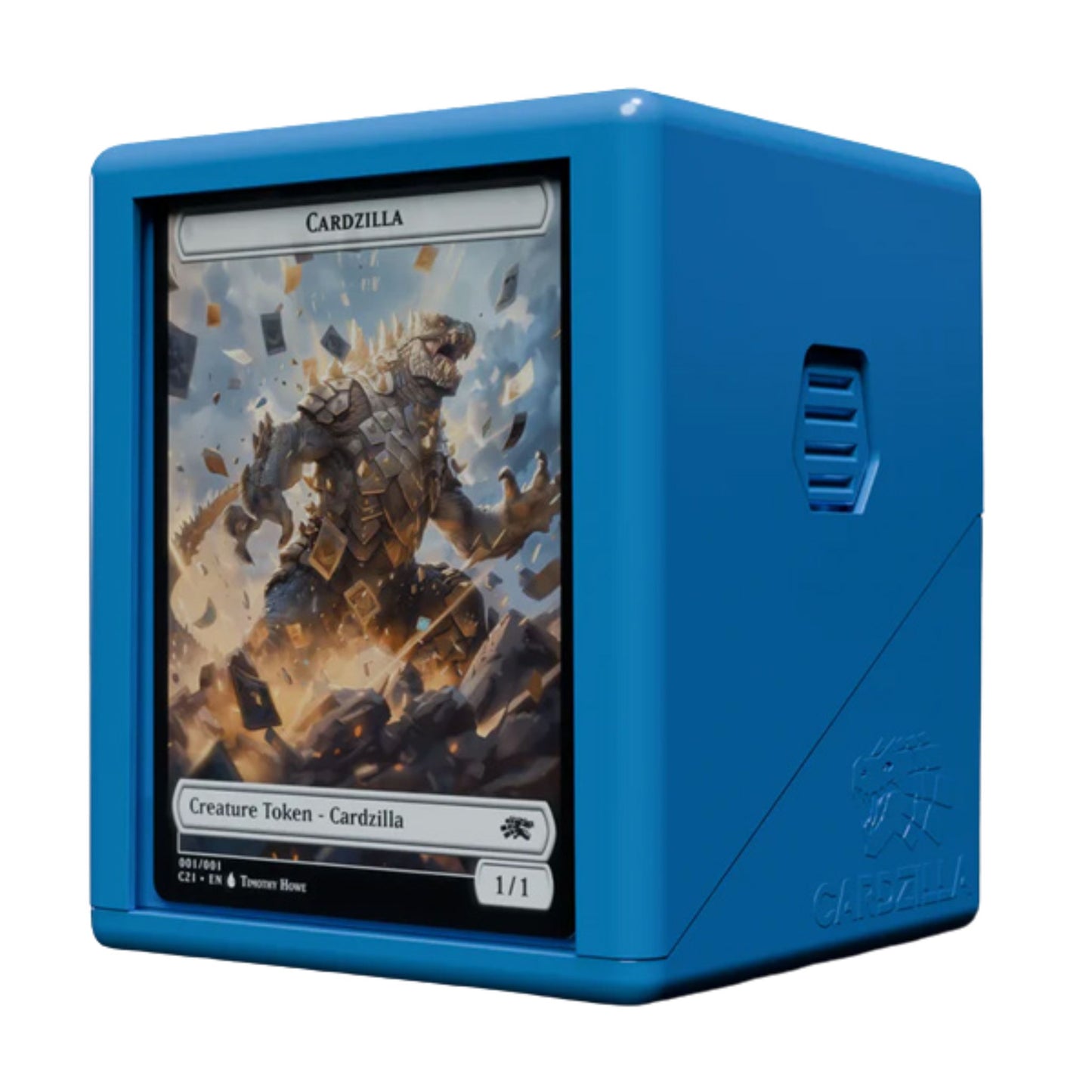 Cardzilla Showcase 100+ Deckbox Blue - Trading Card Market