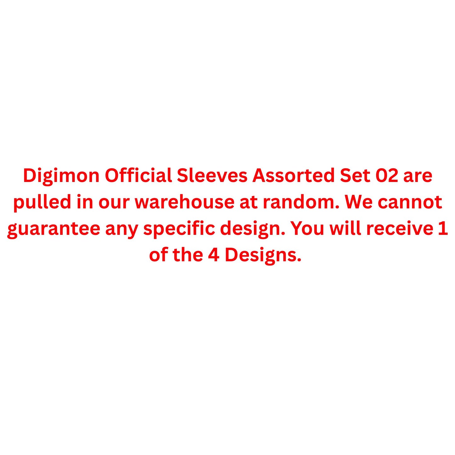 Digimon Official Sleeves Assorted Set 02 - Trading Card Market