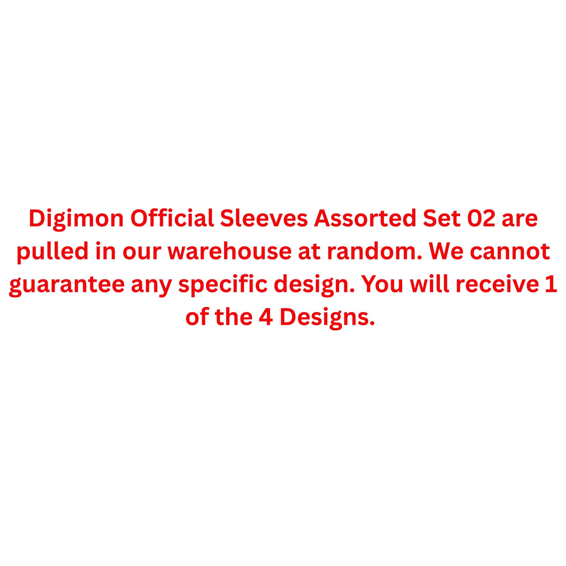 Digimon Official Sleeves Assorted Set 02 - Trading Card Market