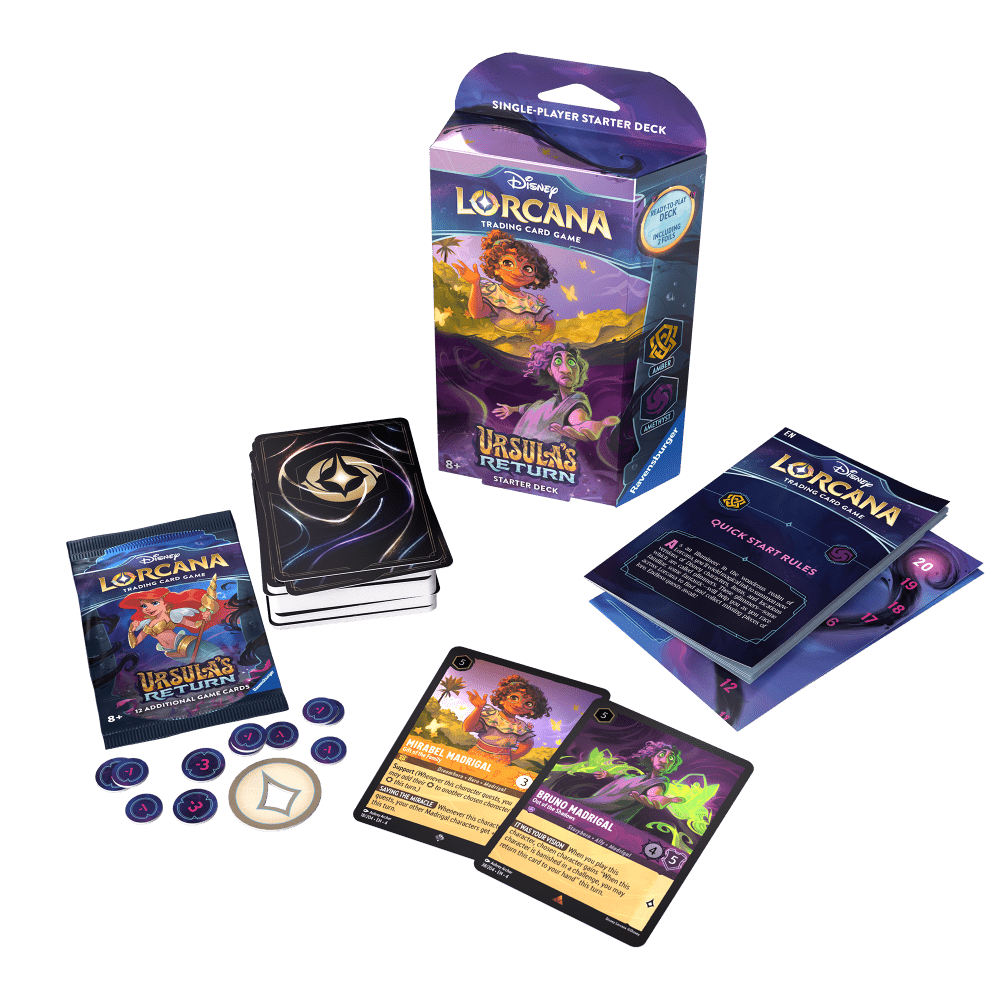 Disney Lorcana Ursula's Return Starter Deck Display (8 Decks) - Trading Card Market