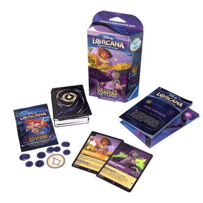 Disney Lorcana Ursula's Return Starter Deck Display (8 Decks) - Trading Card Market