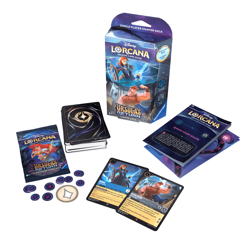 Disney Lorcana Ursula's Return Starter Deck Display (8 Decks) – Trading Card  Market