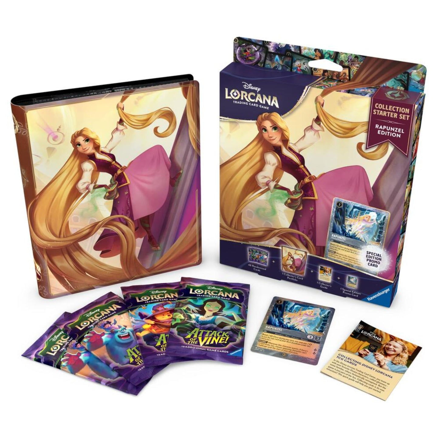 Disney Lorcana Attack of the Vine! Rapunzel Starter Set Collection
