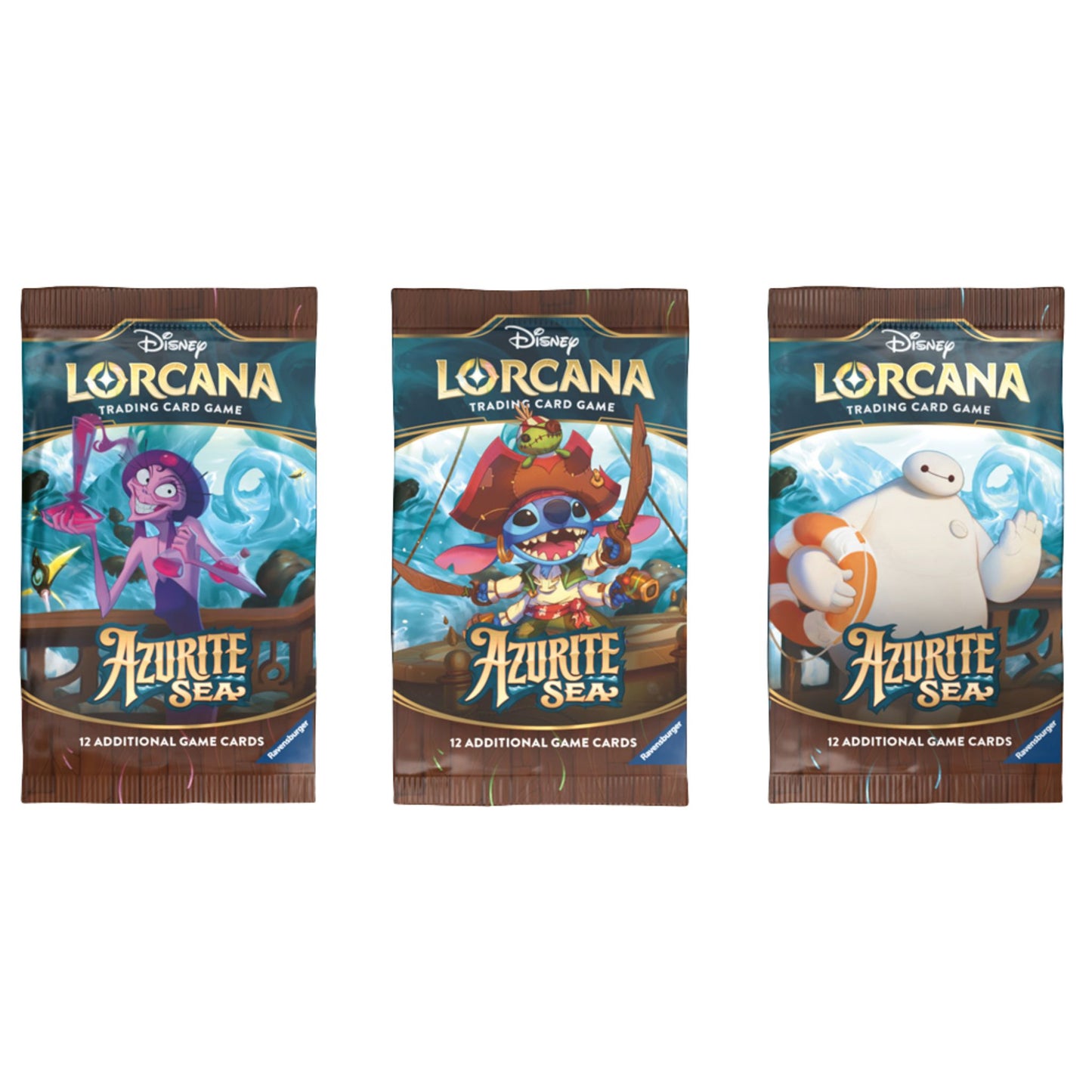 Disney Lorcana Azurite Sea Booster Pack - Trading Card Market