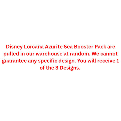 Disney Lorcana Azurite Sea Booster Pack - Trading Card Market