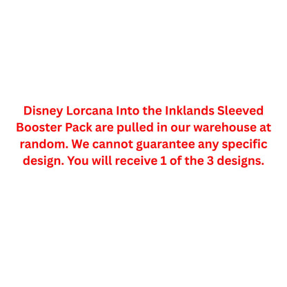 Disney Lorcana Into the Inklands Sleeved Booster Pack - Trading Card Market