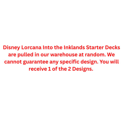 Disney Lorcana Into the Inklands Starter Deck - Trading Card Market