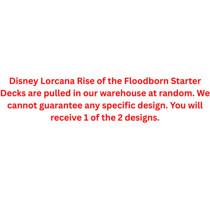 Disney Lorcana Rise of the Floodborn Starter Deck - Trading Card Market