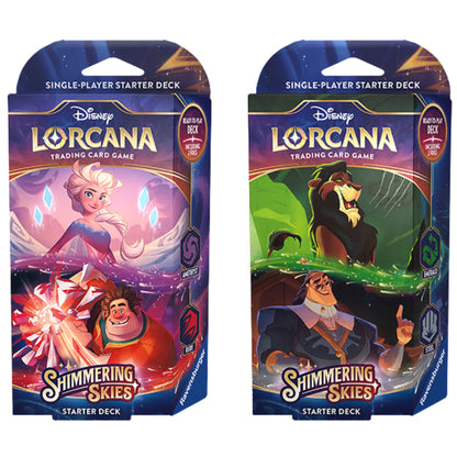Disney Lorcana Shimmering Skies Starter Deck - Trading Card Market