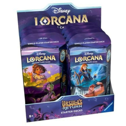 Disney Lorcana Ursula's Return Starter Deck Display (8 Decks) - Trading Card Market