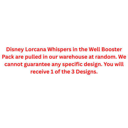 Disney Lorcana Whispers in the Well Booster Pack - Trading Card Market