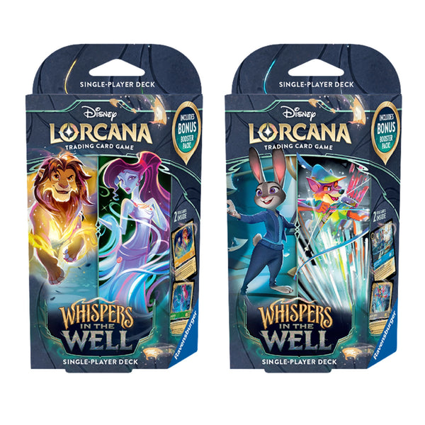 Lorcana - Whispers in the Well - Amber & Emerald Starter Deck Lorcana - Whispers in the Well - Amber & Emerald Starter Deck