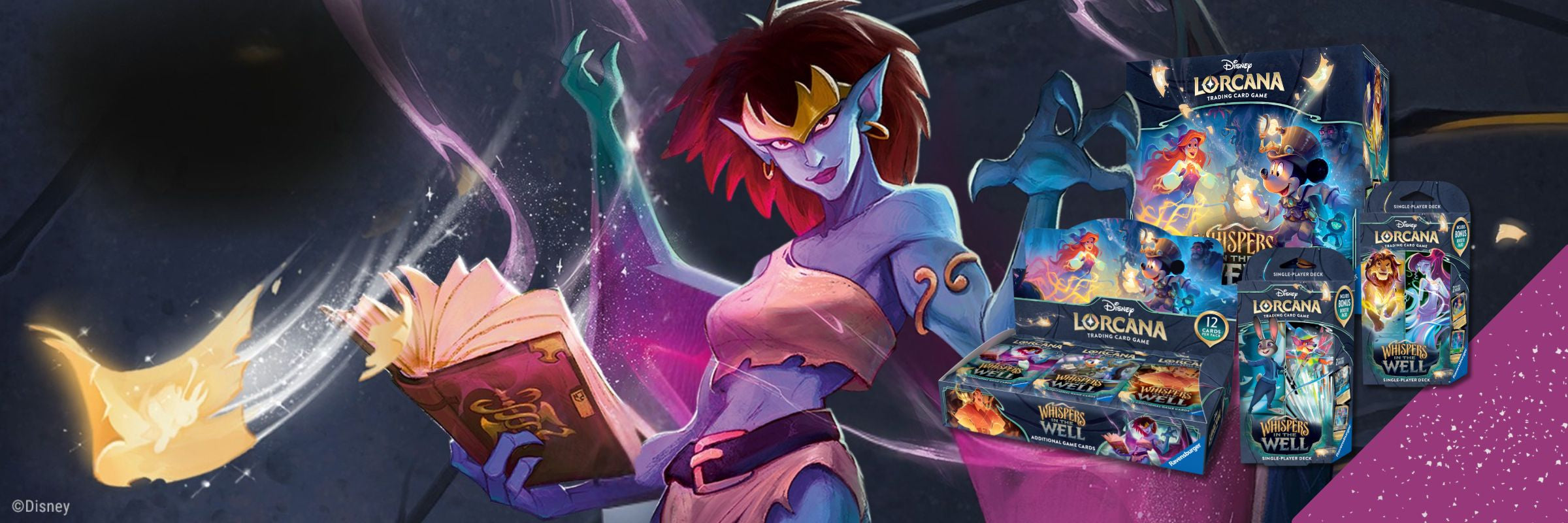 Disney Lorcana Whispers in the Well Now Available