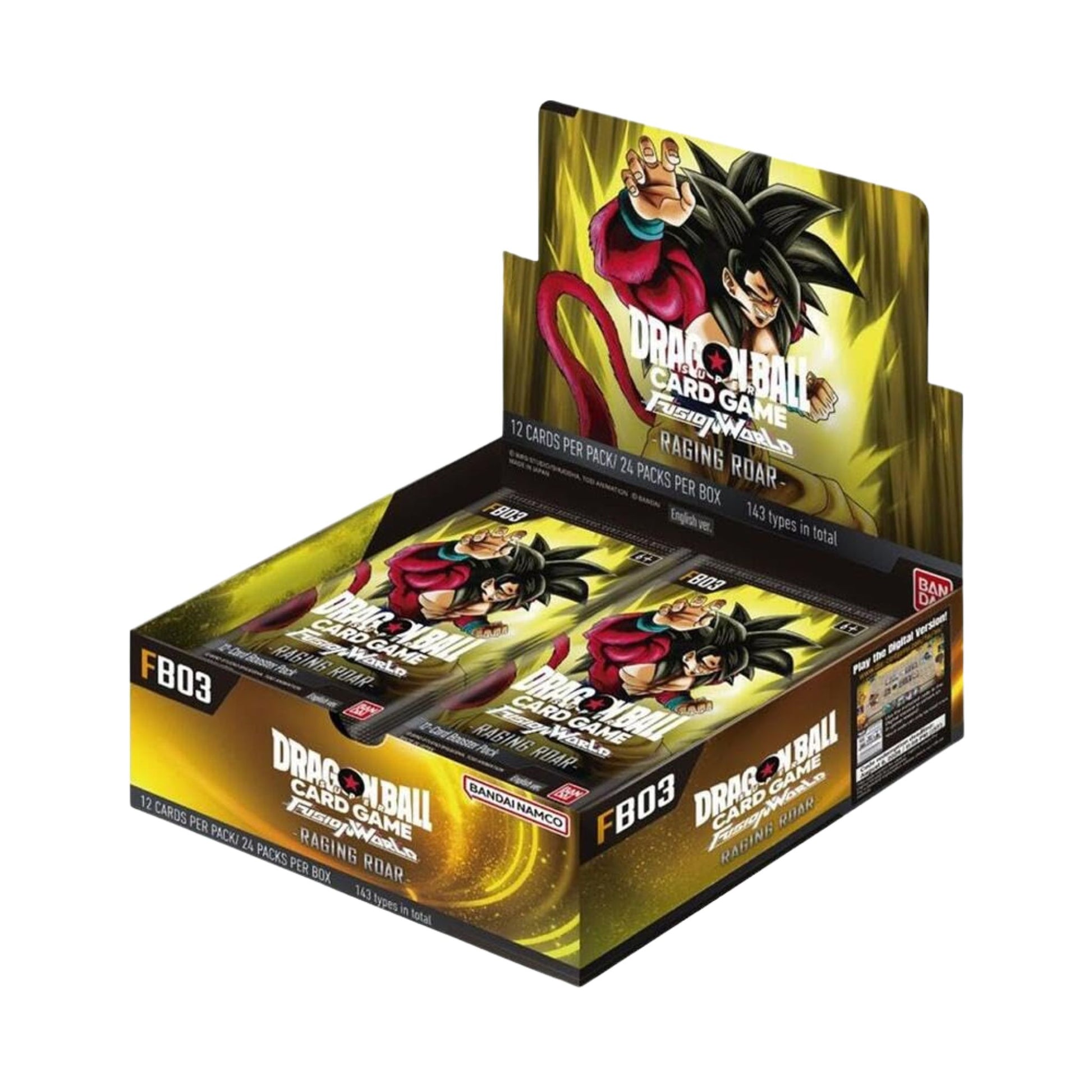Dragon Ball Super Fusion World Raging Roar Booster Box - Trading Card Market