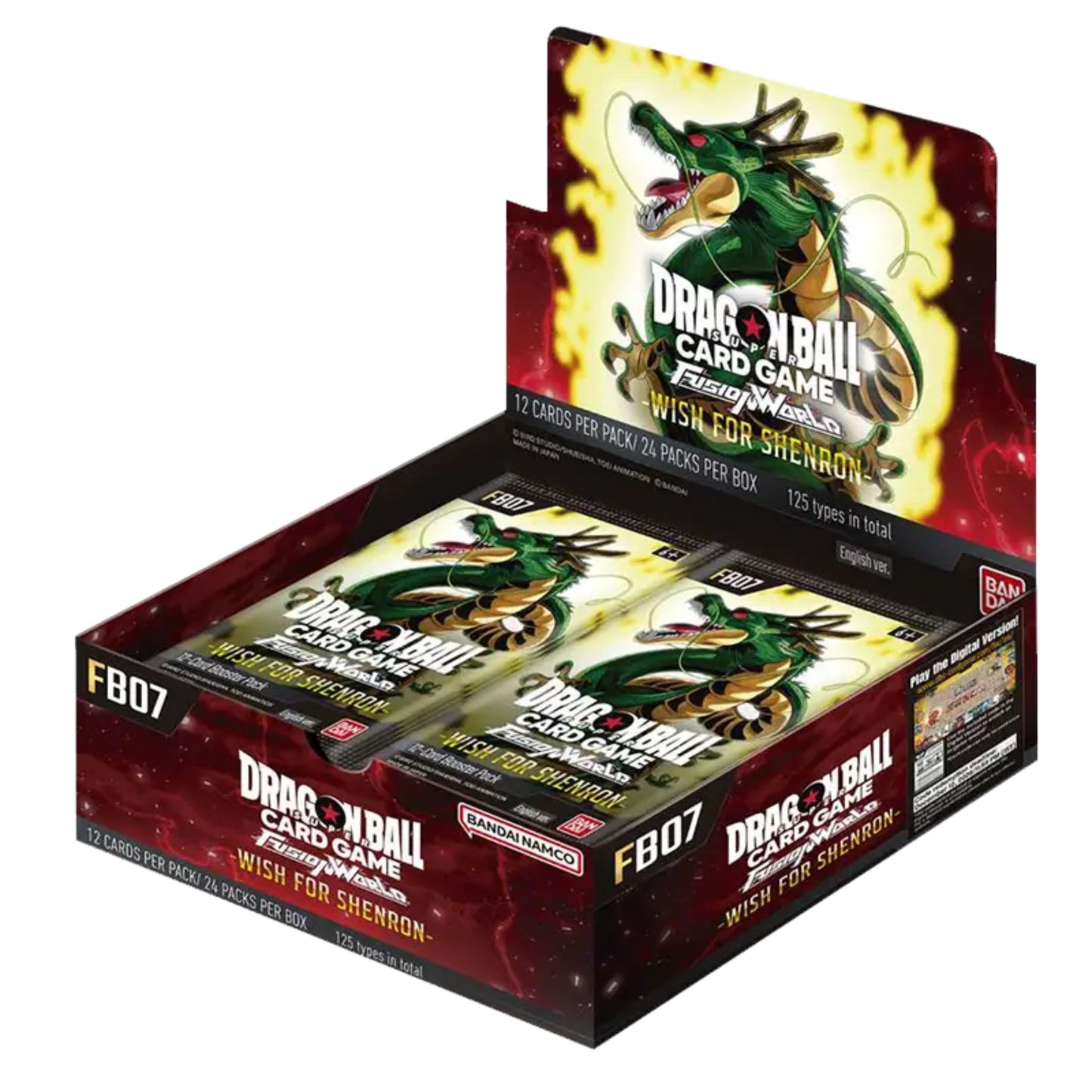 Dragon Ball Super Fusion World Wish For Shenron Booster Box - Trading Card Market