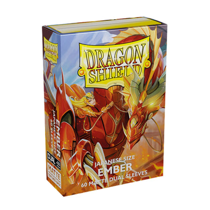 Dragon Shield Sleeves Japanese Dual Matte Ember Alaria Warrior Princess - Trading Card Market