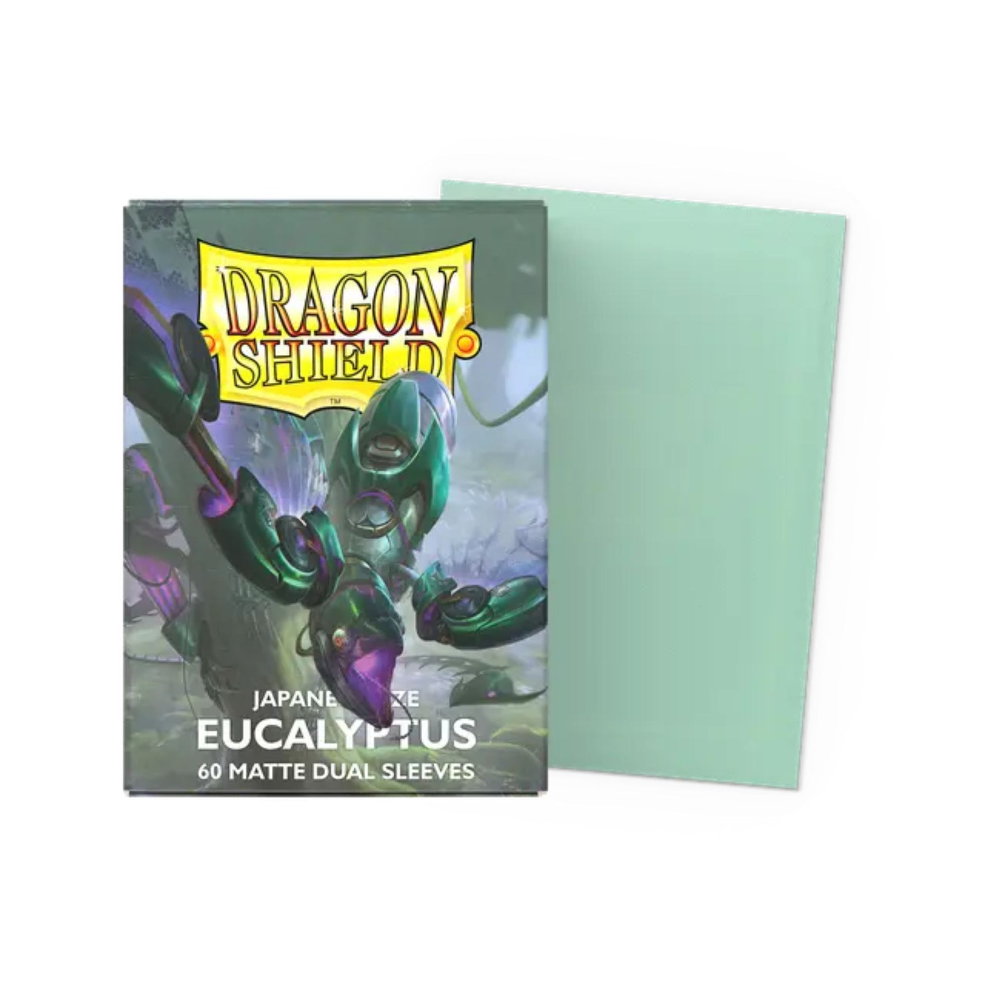 Dragon Shield Sleeves Japanese Dual Matte Eucalyptus Lehel - Trading Card Market