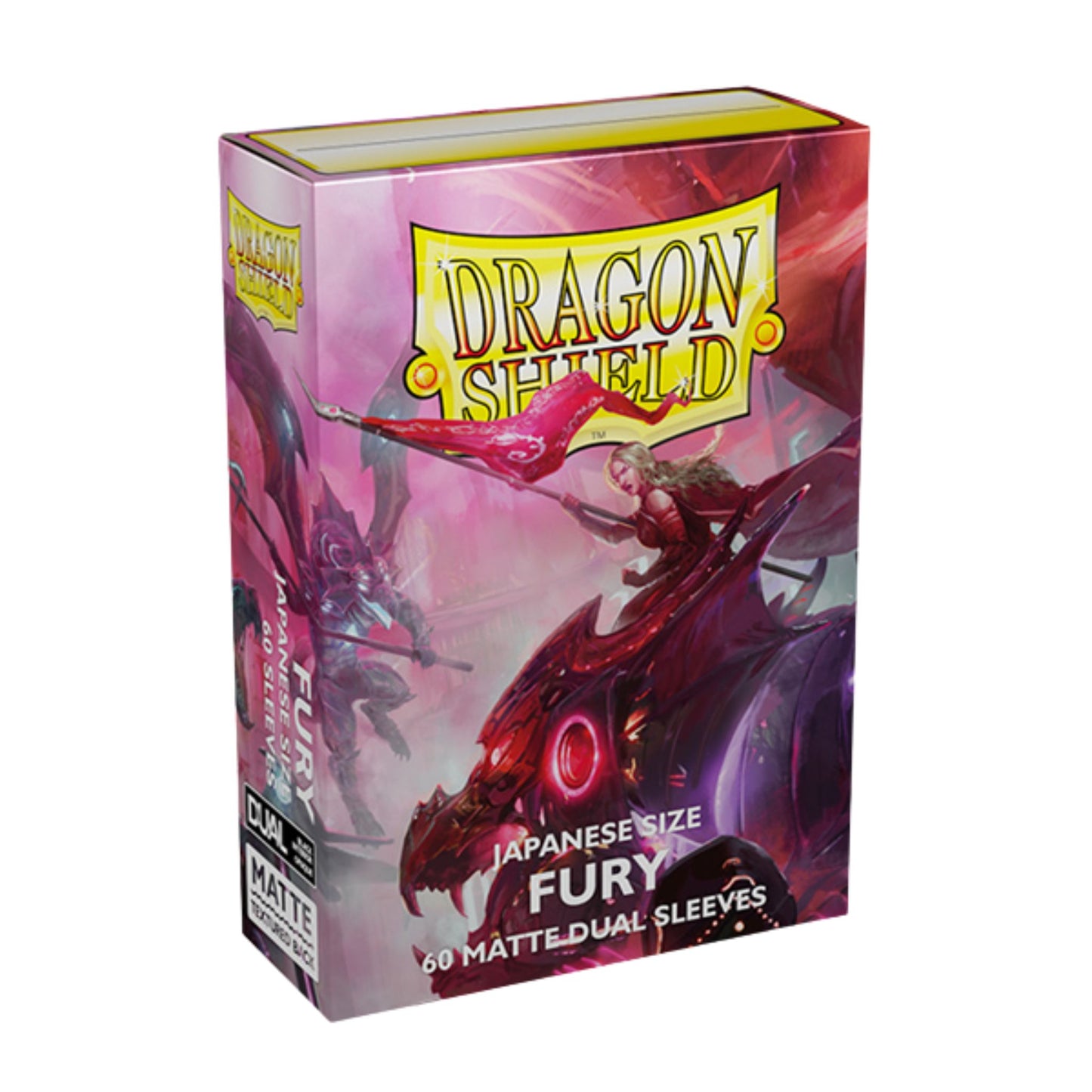 Dragon Shield Sleeves Japanese Dual Matte Fury Alaria Commonwealth Champion - Trading Card Market