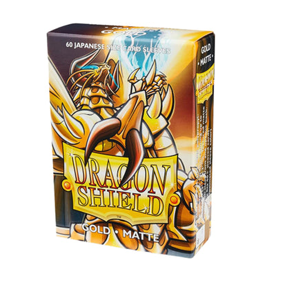 Dragon Shield Sleeves Japanese Matte Gold - Trading Card Market
