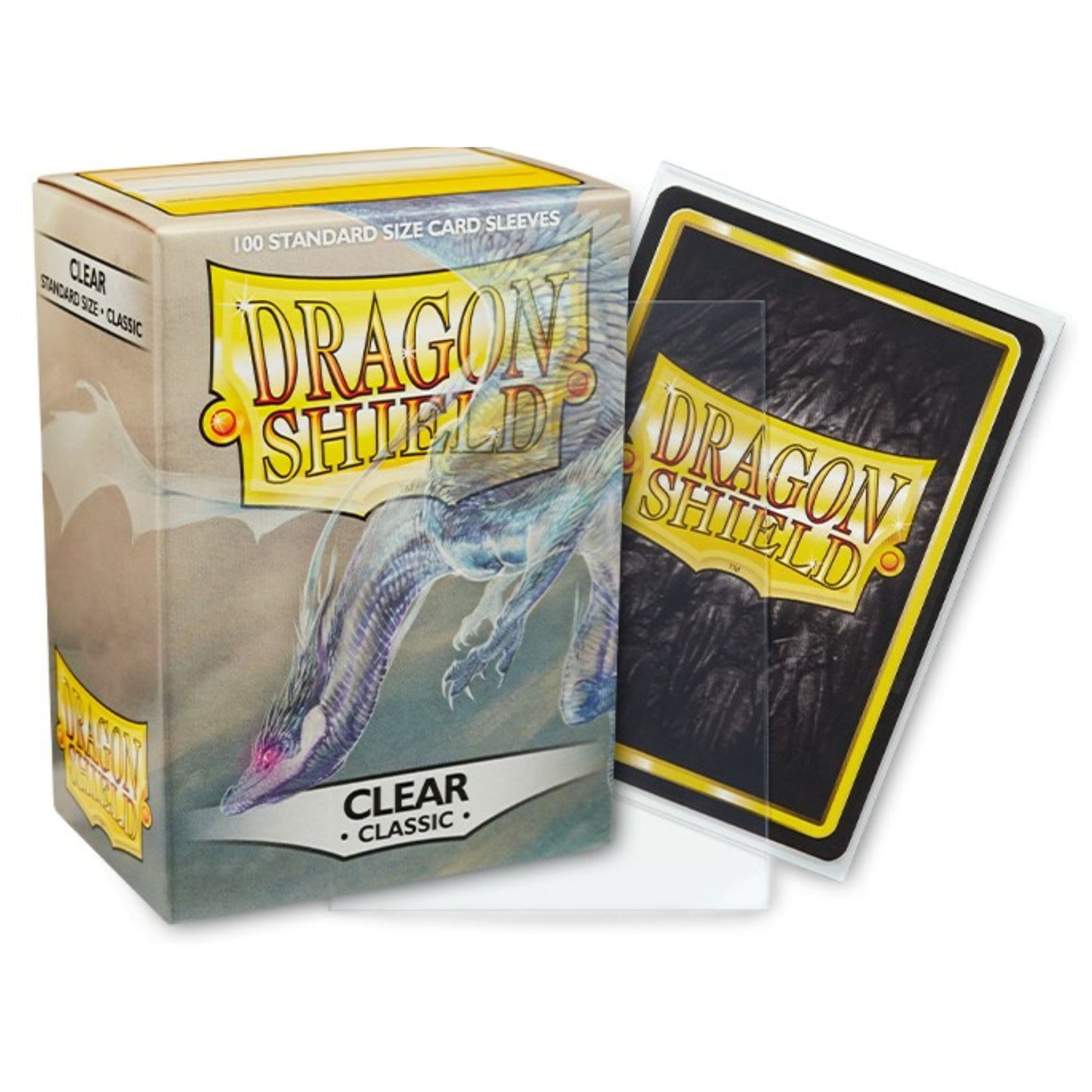 Dragon Shield Sleeves Standard Classic Clear (100 ct.) - Trading Card Market