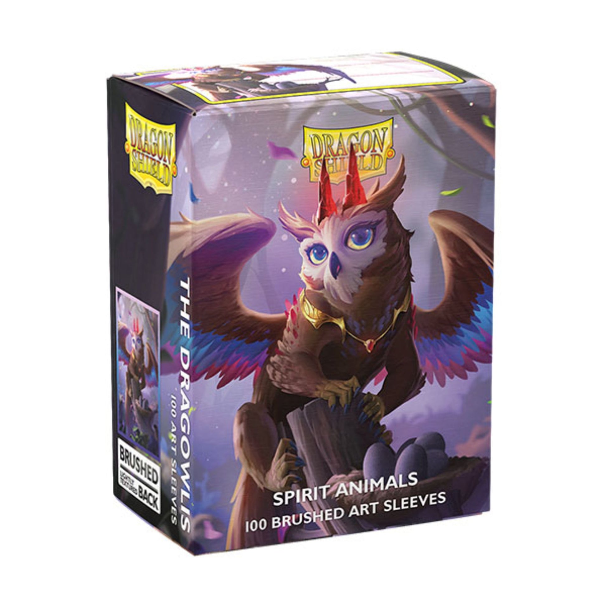 Dragon Shield Standard Brushed Spirit Animals Dragowlis Deck Protector Card Sleeves - Trading Card Market