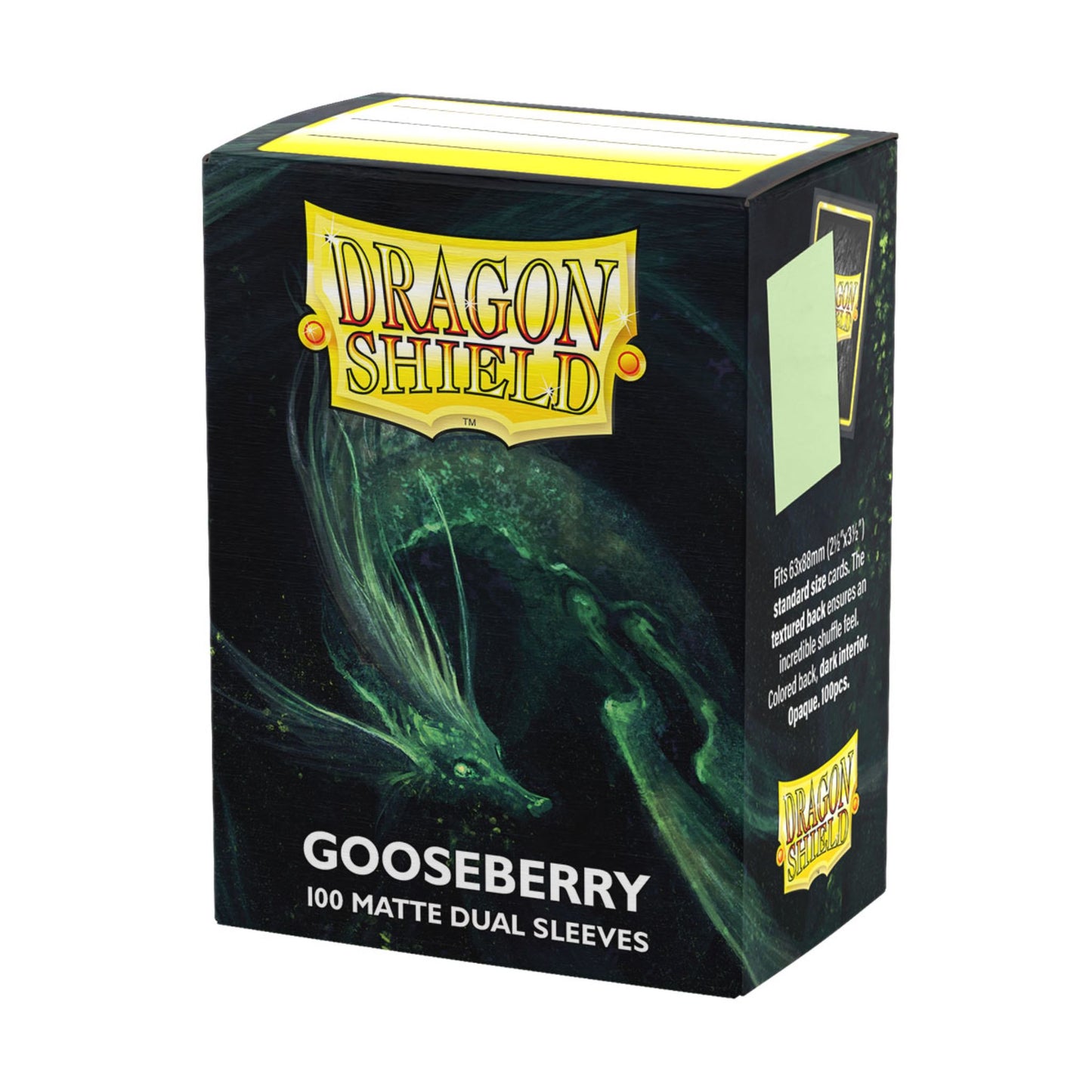 Dragon Shield Standard Dual Matte Gooseberry Sleeves - Trading Card Market