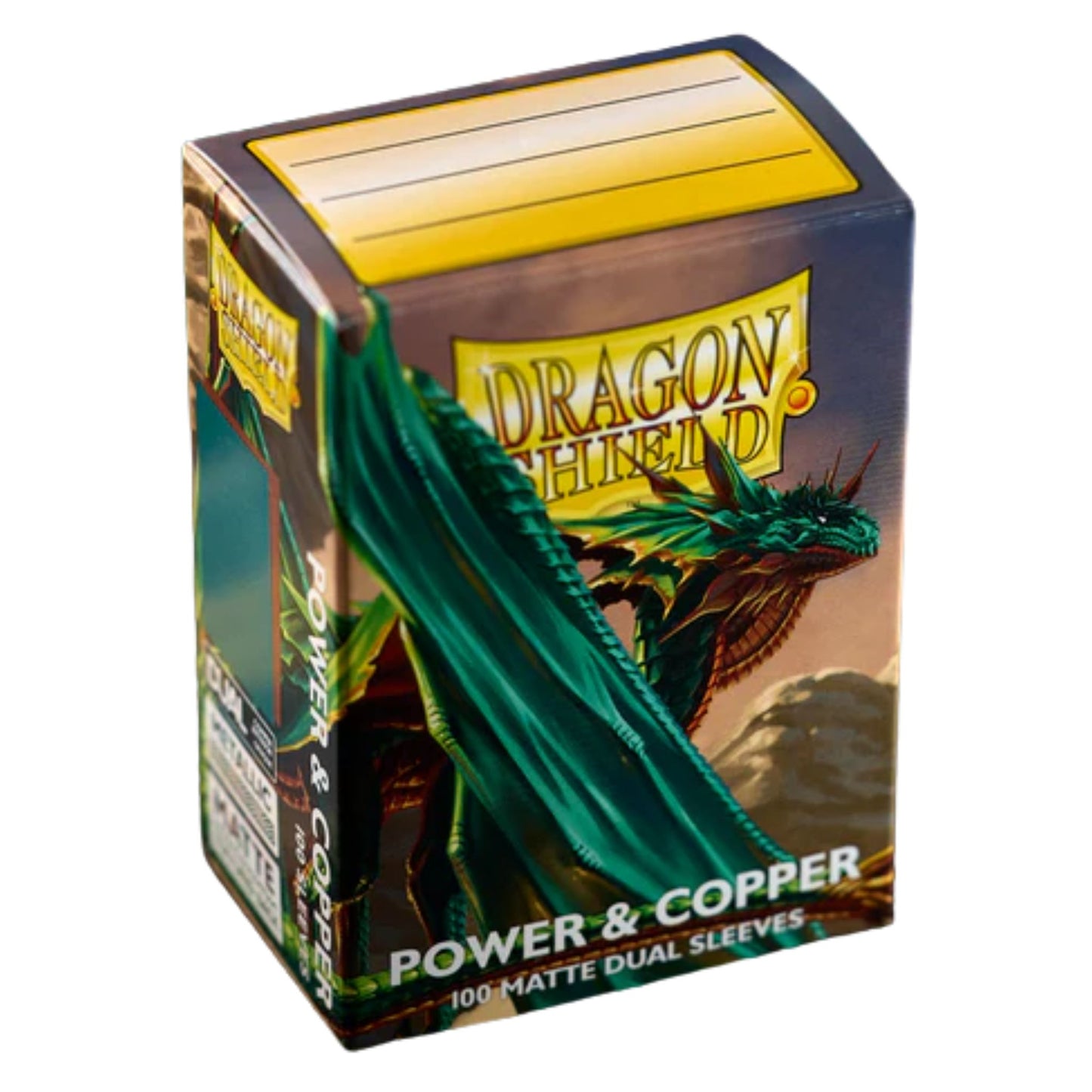 Dragon Shield Standard Dual Matte Power & Copper Deck Protector Card Sleeves