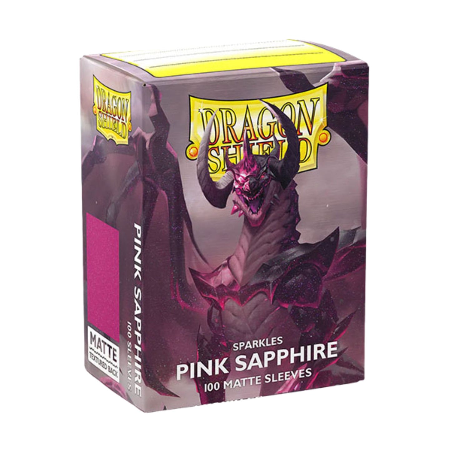 Dragon Shield Standard Matte Sparkles Pink Sapphire Sleeves - Trading Card Market