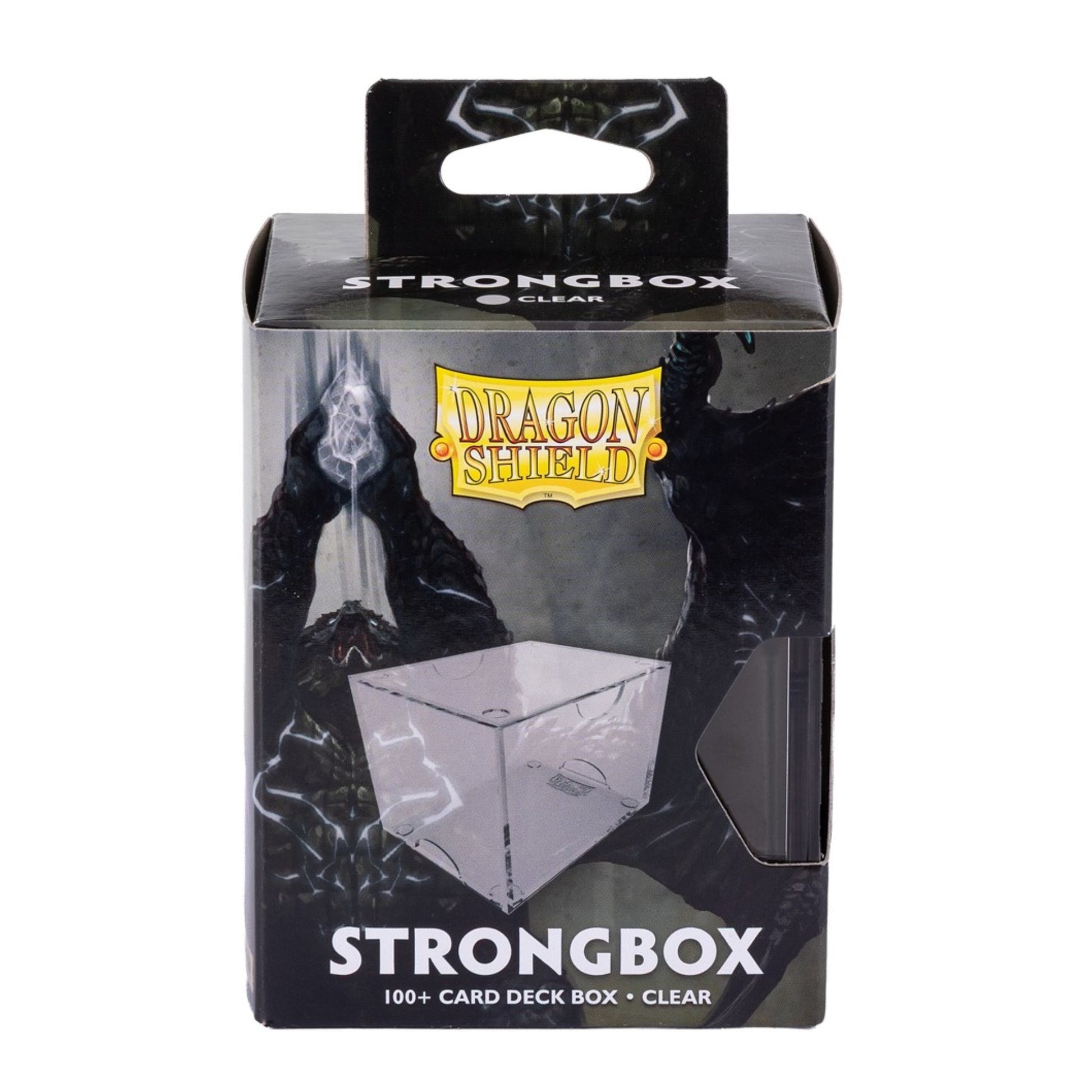 Dragon Shield Strongbox Clear 100ct Deck Box