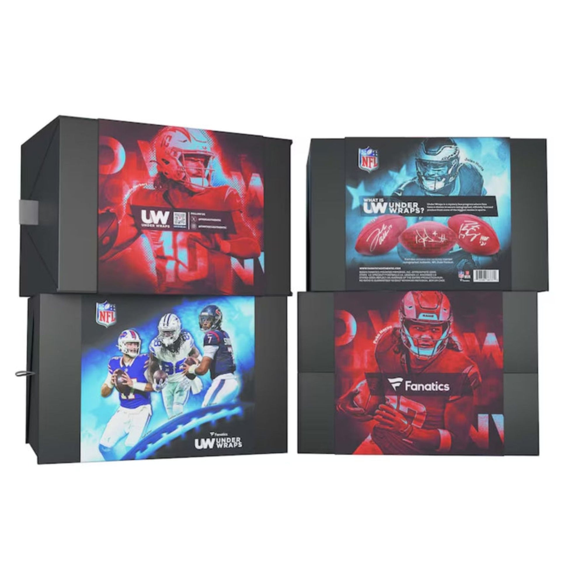 Fanatics Authentic Under Wraps 2024 NFL Single Football Mystery Box - Collection