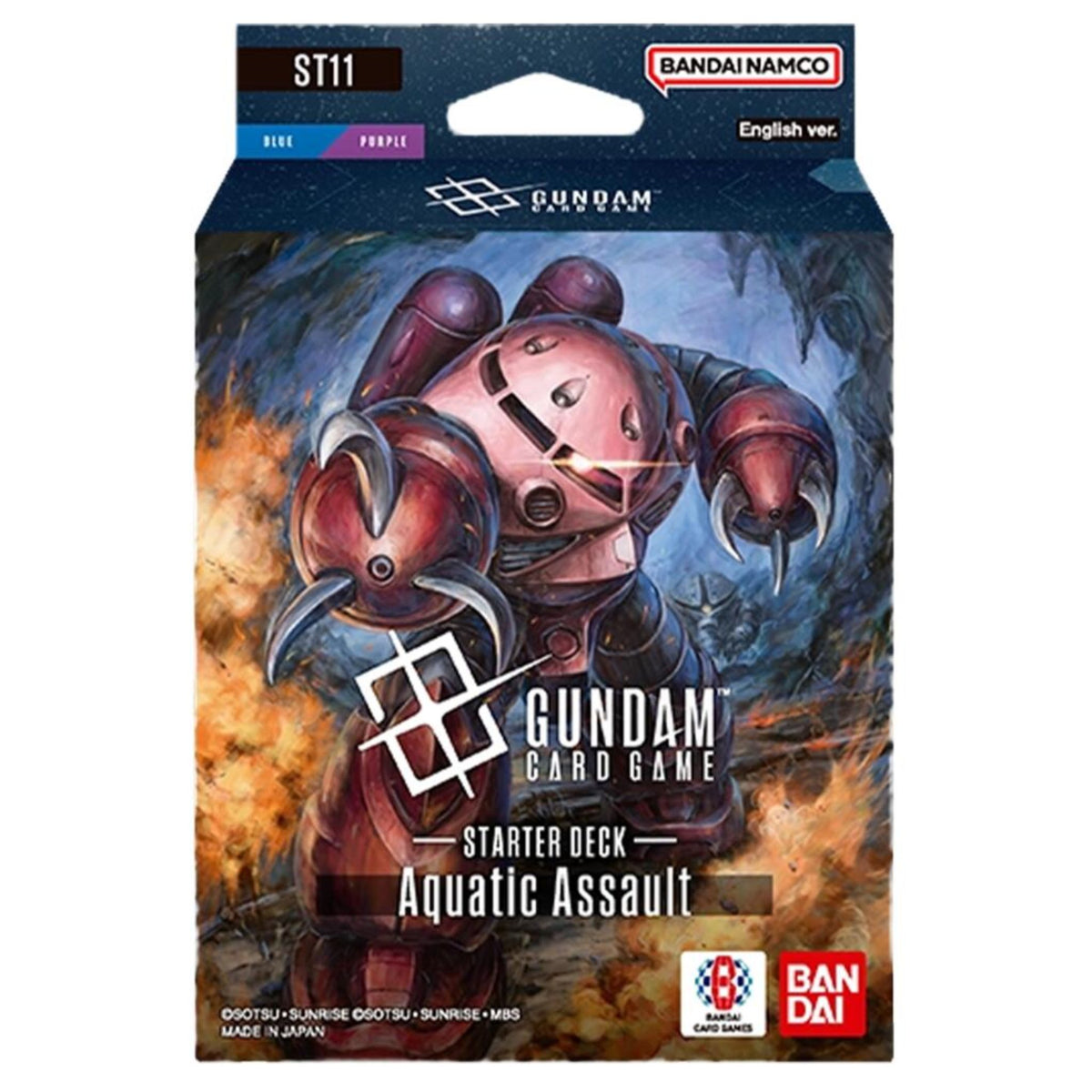 Gundam Card Game Aquatic Assault Starter Deck (ST-11)